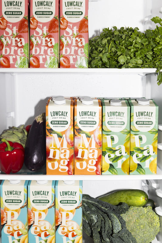 Lowcaly безсахарный фруктовый напиток "белый персик" 1L