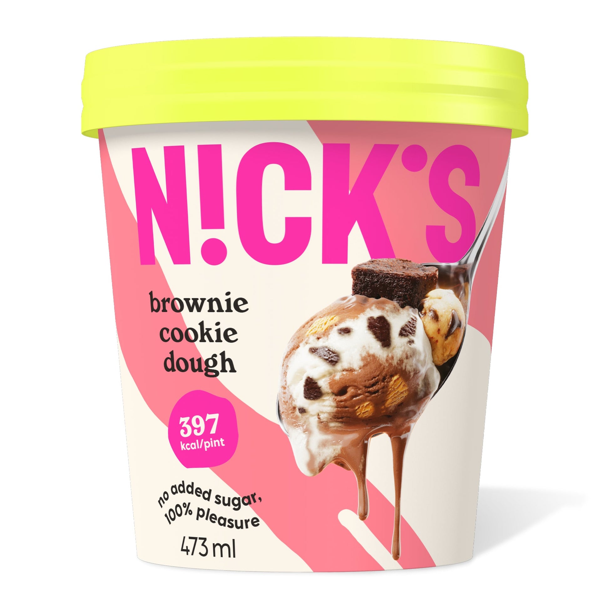 NICK'S ice cream - Jäätis "brownie cookie dough" 8 x 473ml - njom.ee