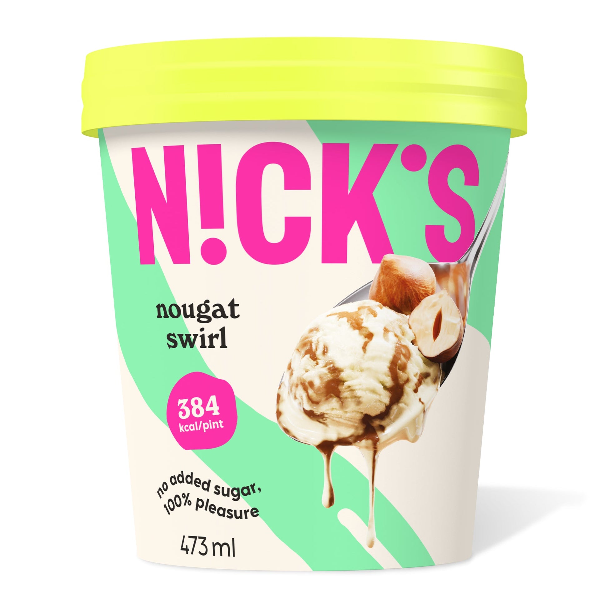 NICK'S jäätis - Jäätis "nougat swirl" 8 x 473ml - njom.ee