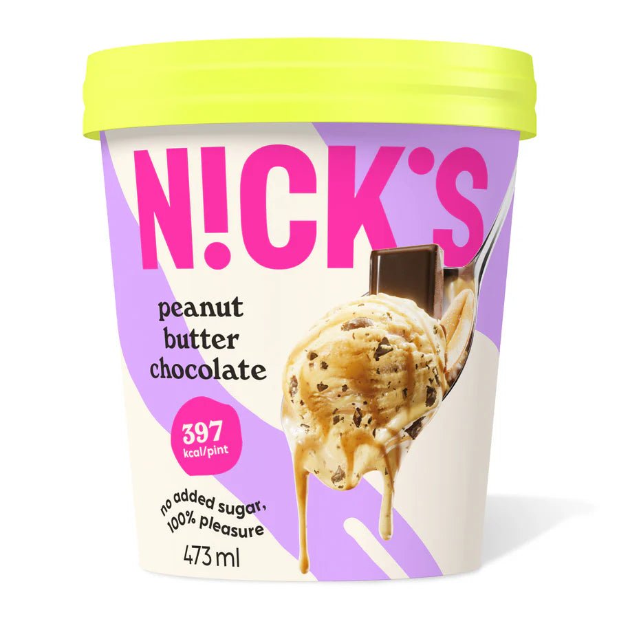 NICK'S jäätis - Jäätis "peanut butter chocolate" 8 x 473ml - njom.ee