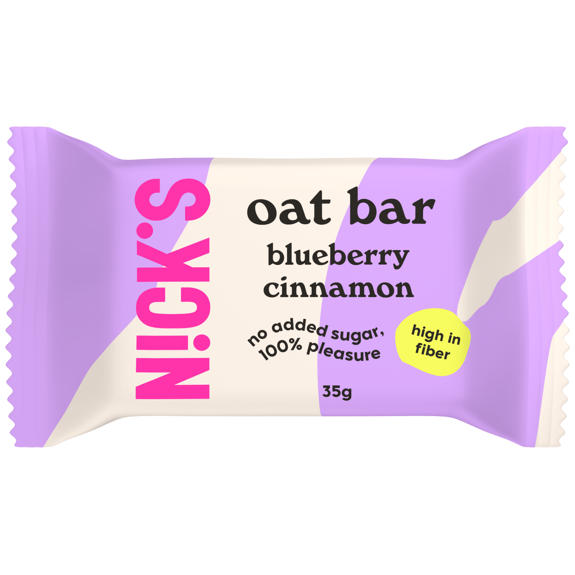 NICK'S - Kaerabatoon "blueberry cinnamon" 35g - njom.ee