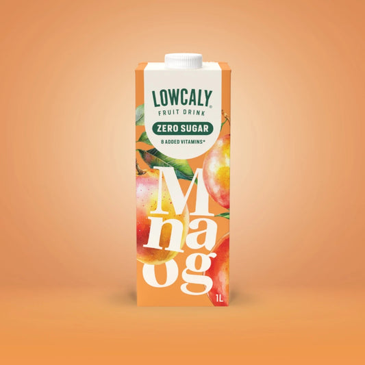 Lowcaly sugarfree fruit drink mango 1L
