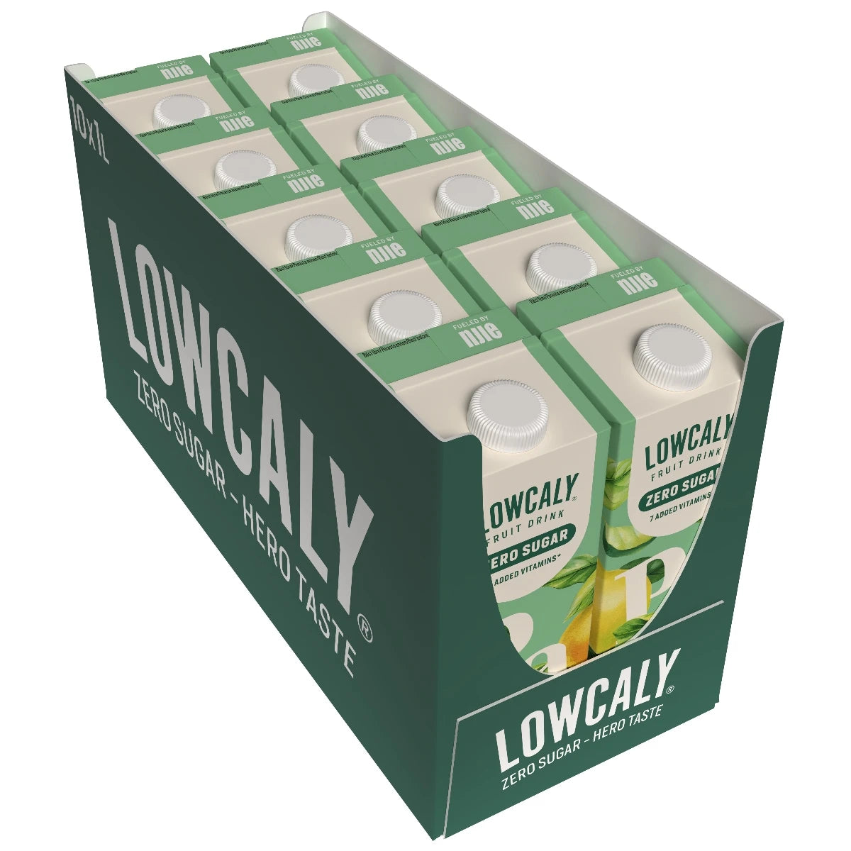NJIE Lowcaly Pear Sugar-Free Fruit Drink Box of 10