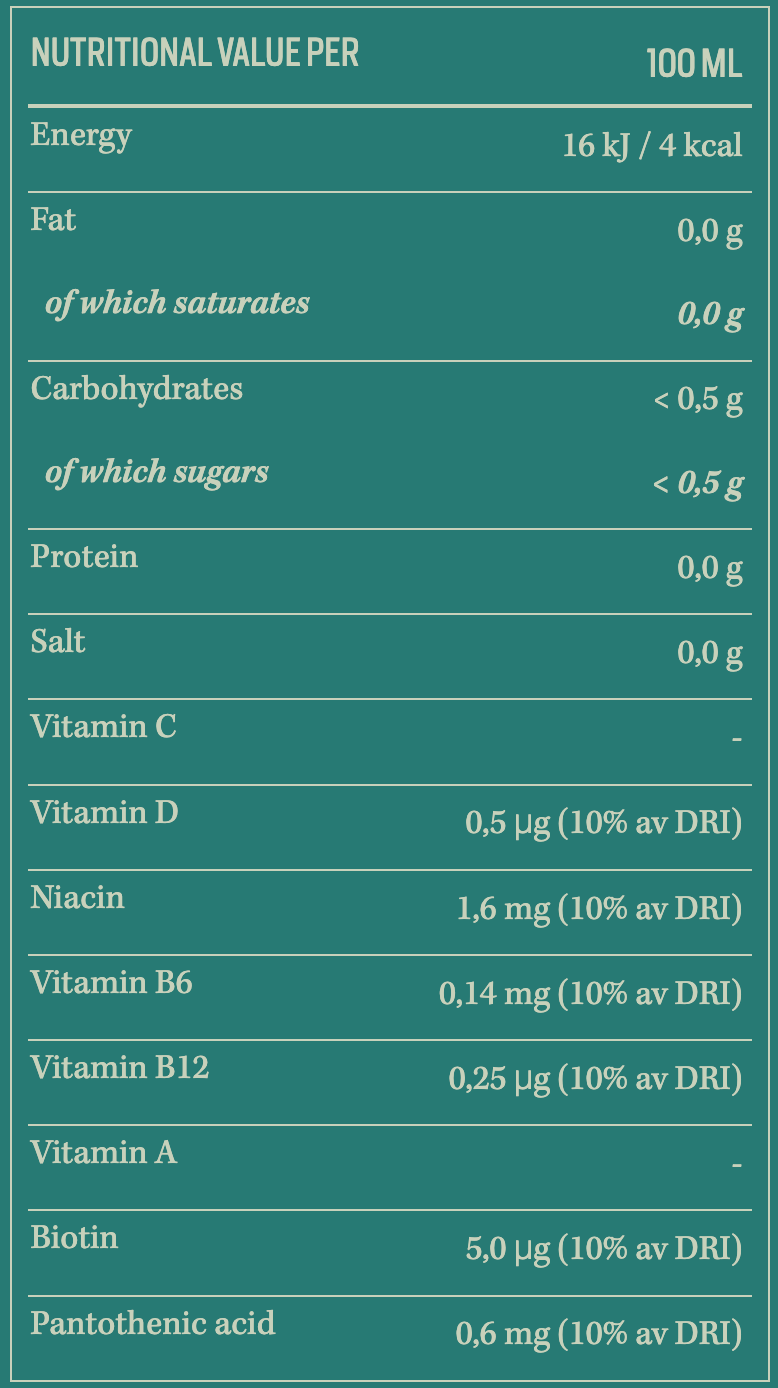 NJIE - Lowcaly suhkruvaba puuviljajook "raspberry sorbet" 10 x 1L - njom.ee