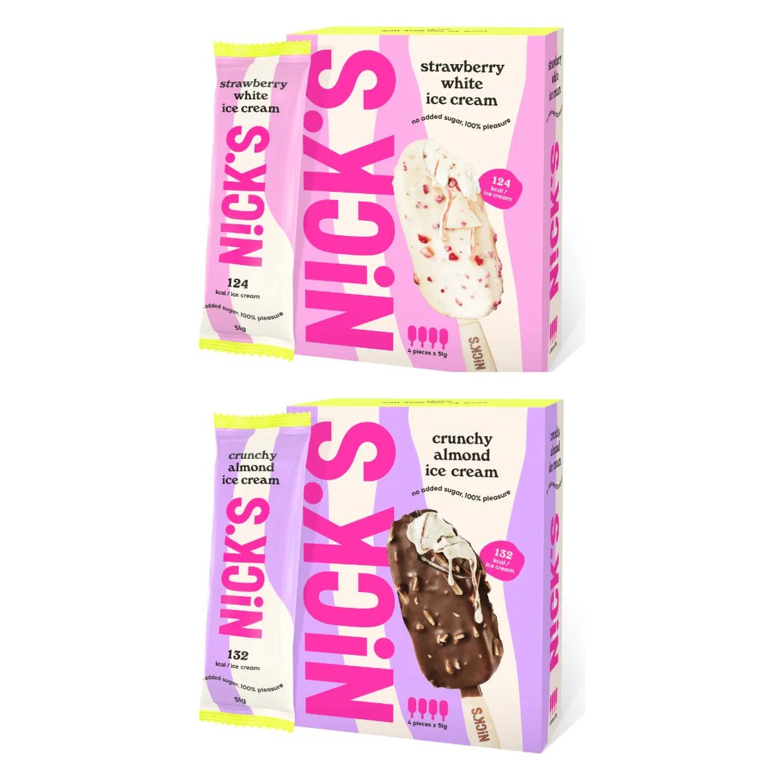 NICK'S jäätis - Nick's multipaki segakast 24 x 51ml - njom.ee