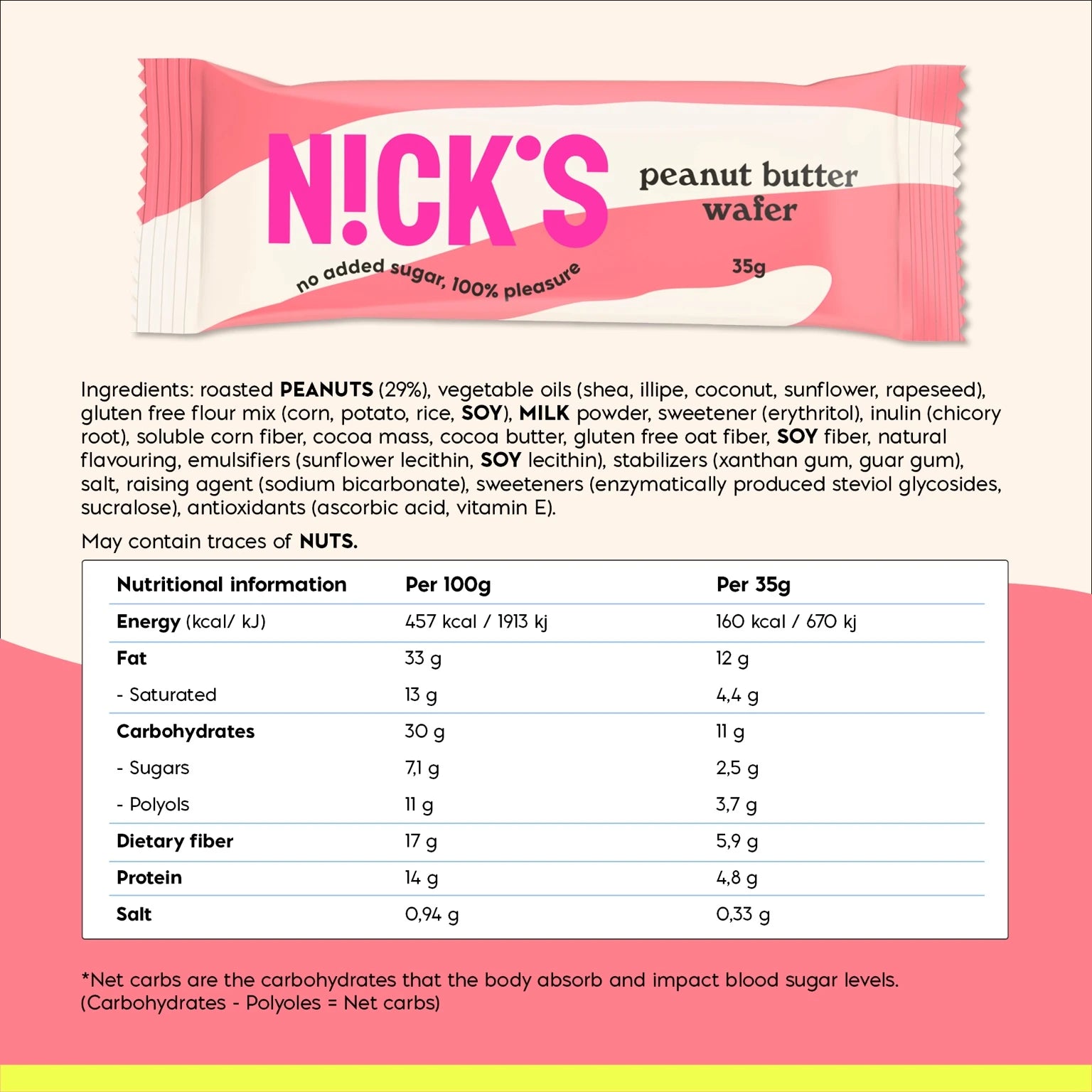 Peanut Butter vaflis 35g