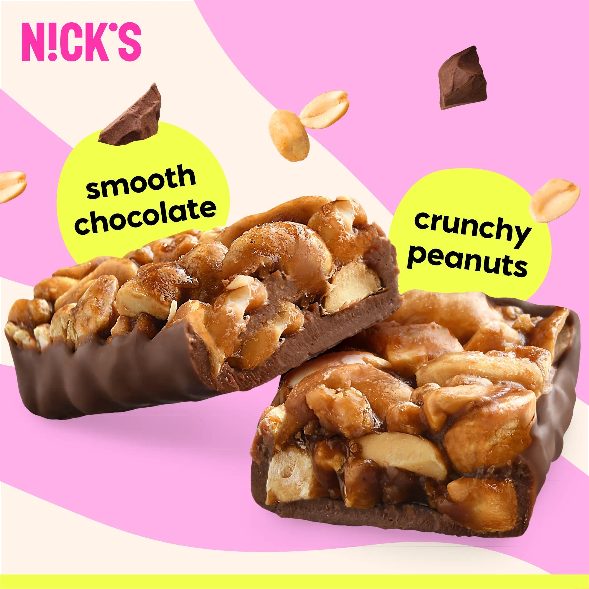 NICK’S Peanut Crunch Nut Bar 40 g