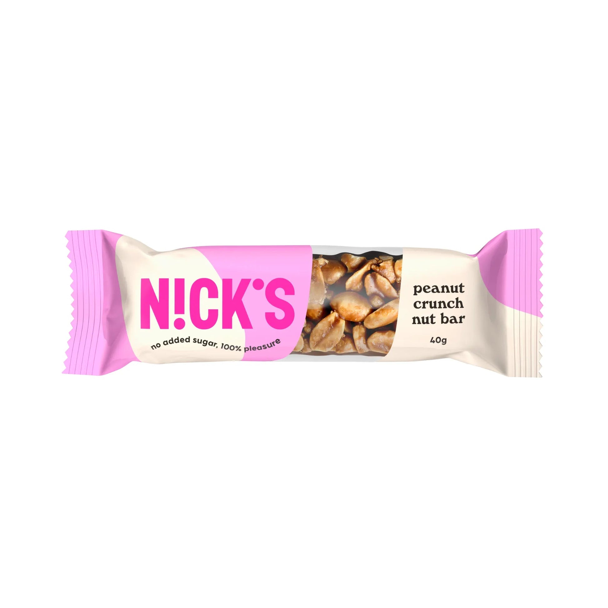 NICK'S - Pähklibatoon "peanut crunch" 12 x 40g - njom.ee