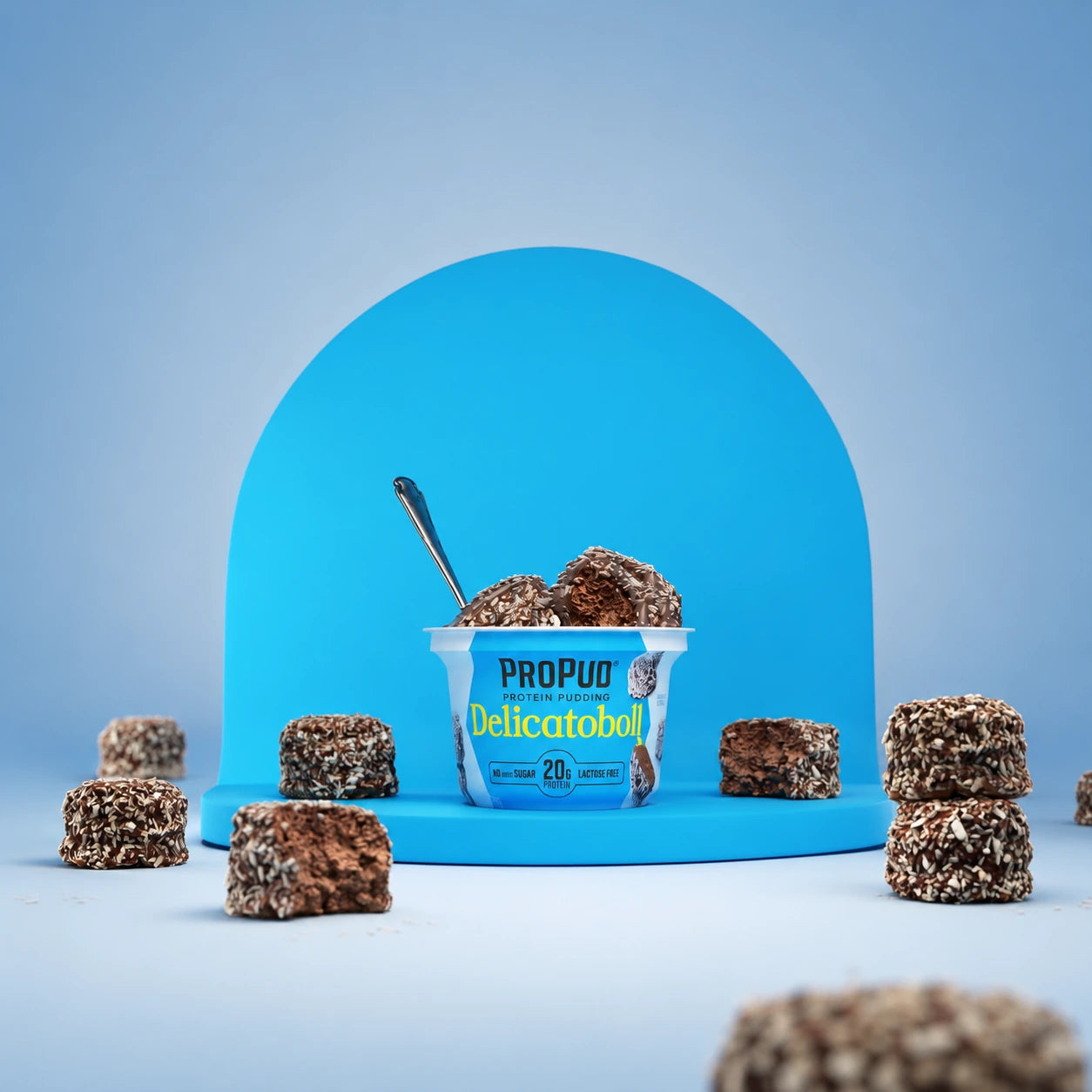 ProPud Delicatoball Protein Pudding Box of 12