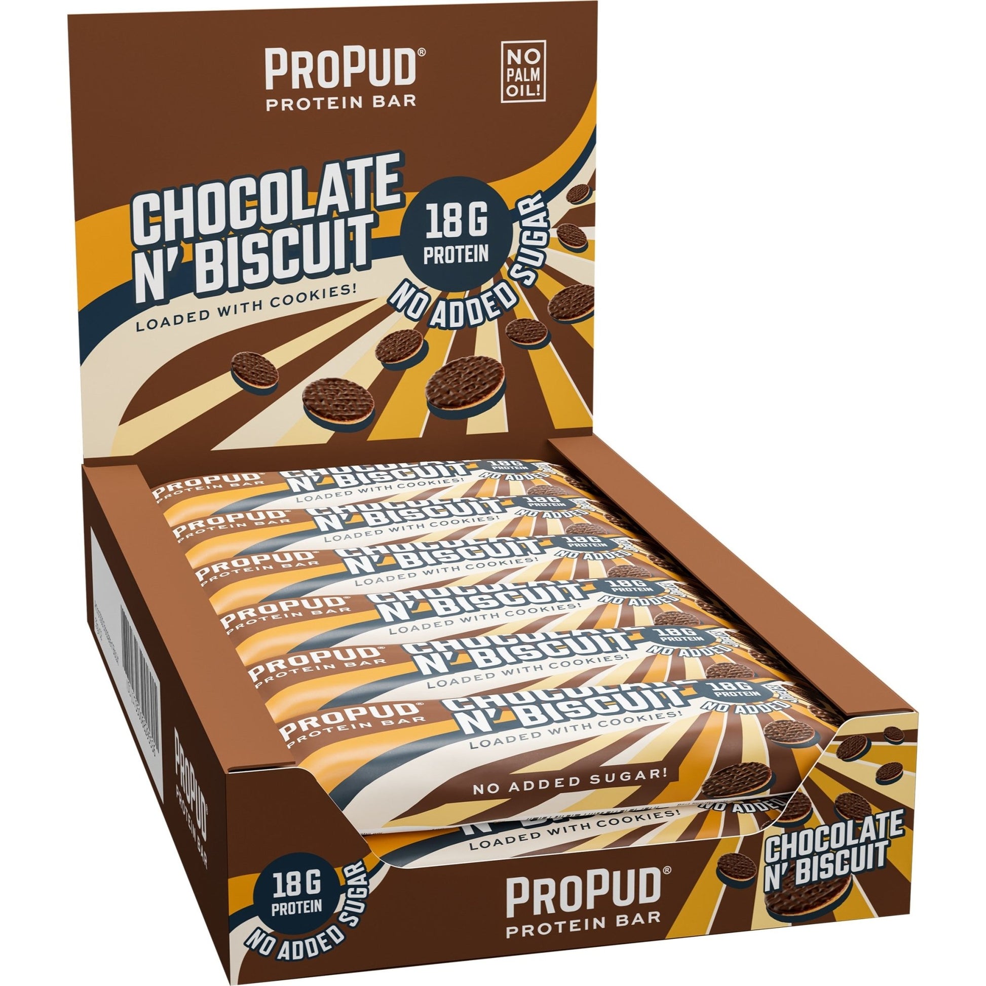 NJIE - ProPud proteiinibatoon "chocolate n' biscuit" 12 x 55g - njom.ee
