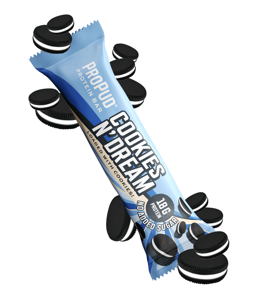 NJIE ProPud Cookies n’ Dream Protein Bar Box of 12