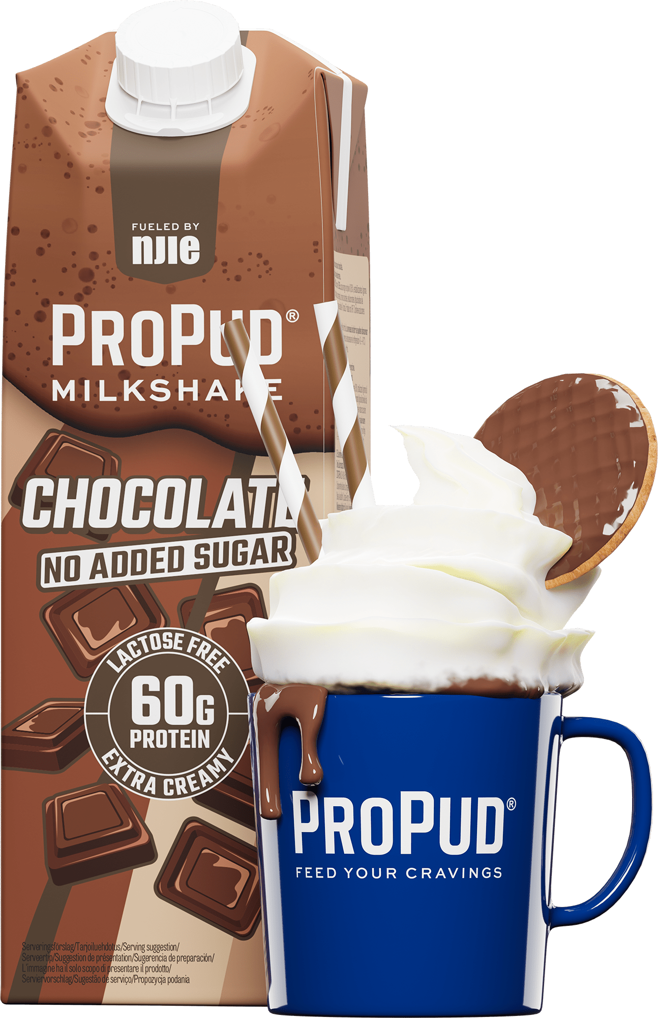 NJIE - ProPud proteiinisheik "chocolate" 1L - njom.ee