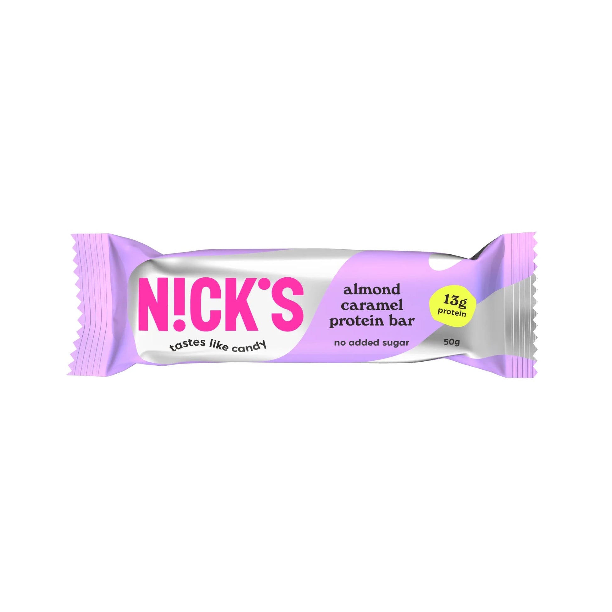 NICK'S - Proteiinibatoon "almond caramel" 12 x 50g - njom.ee