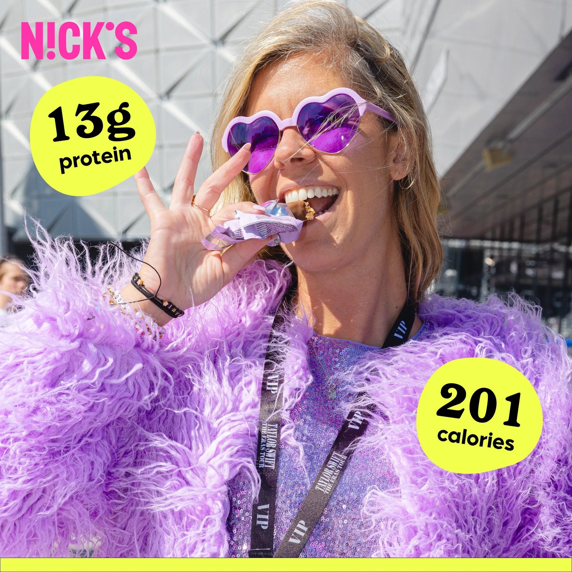 NICK'S - Proteiinibatoon "almond caramel" 12 x 50g - njom.ee