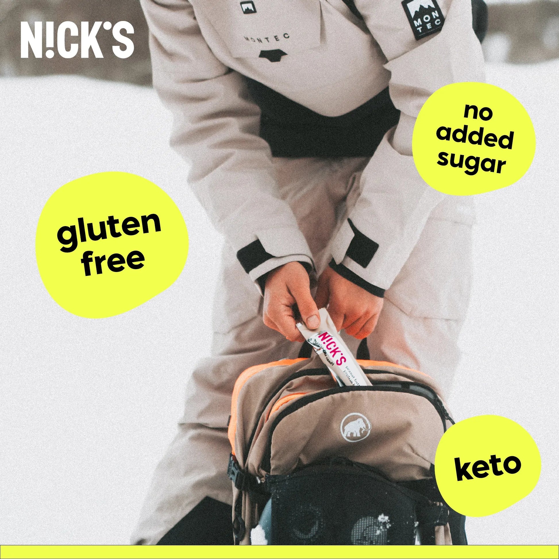 NICK'S - Proteiinibatoon "caramel chocolate" 50g - njom.ee