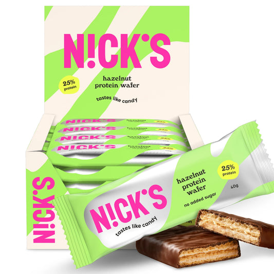 NICK'S - Proteiinivahvel "hazelnut" 24 x 40g - njom.ee