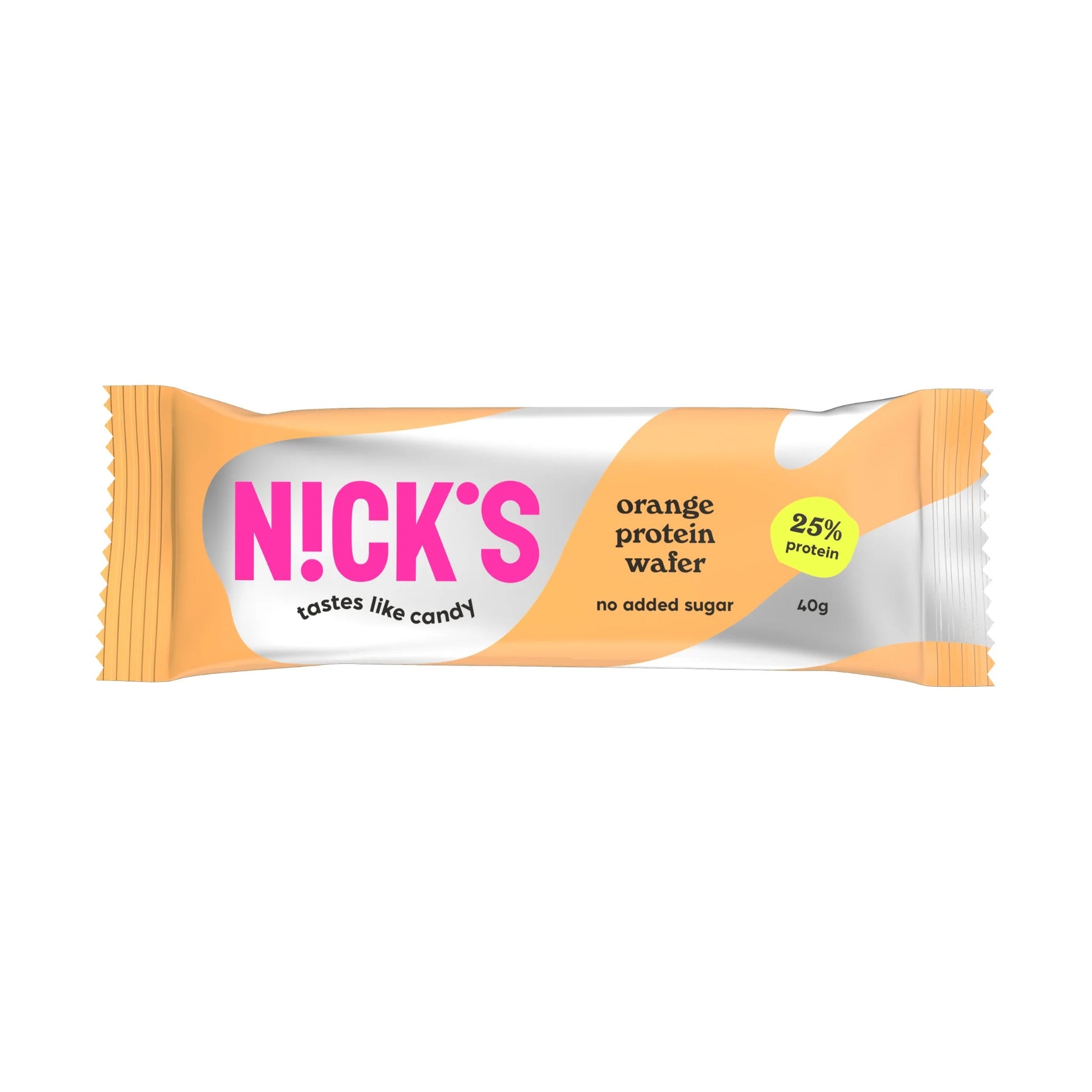 NICK'S - Proteiinivahvel "orange" 24 x 40g - njom.ee