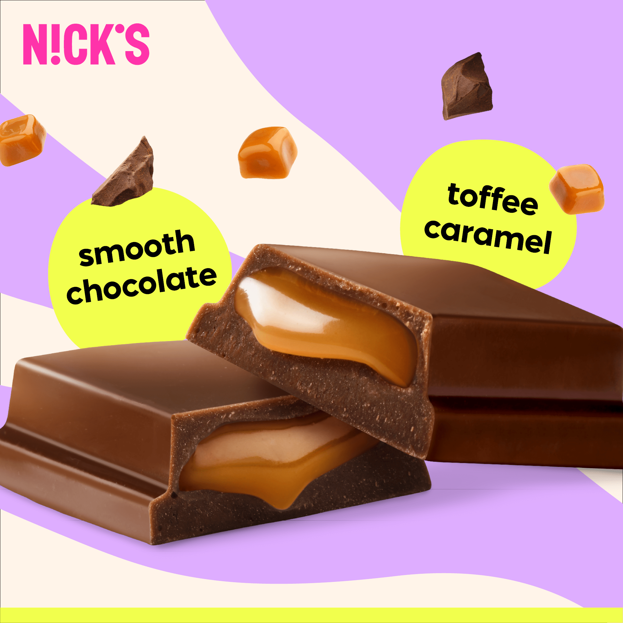 NICK’S Soft Toffee Chocolate Bar 28 g