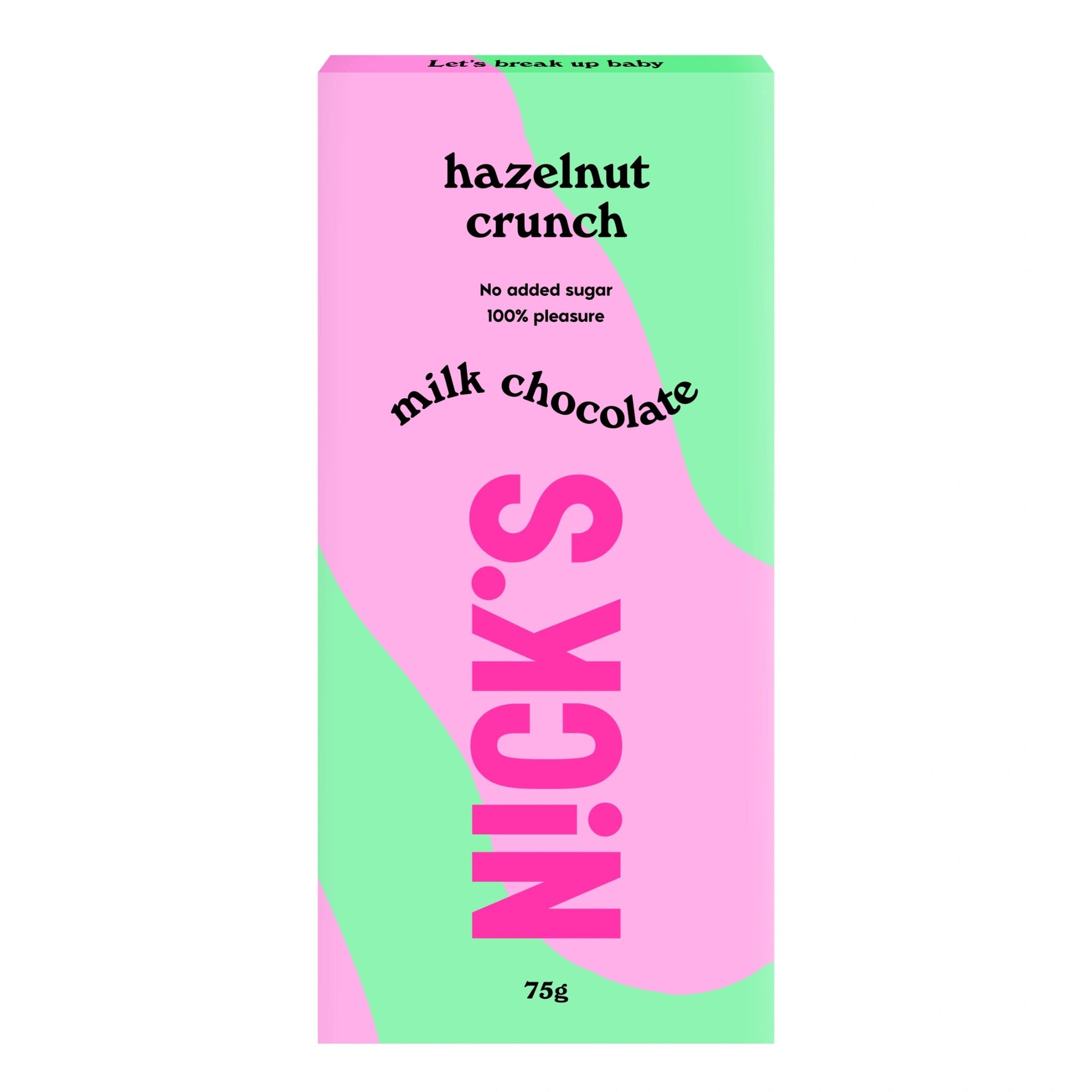 NICK'S - Šokolaaditahvel ''hazelnut crunch'' 75g - njom.ee