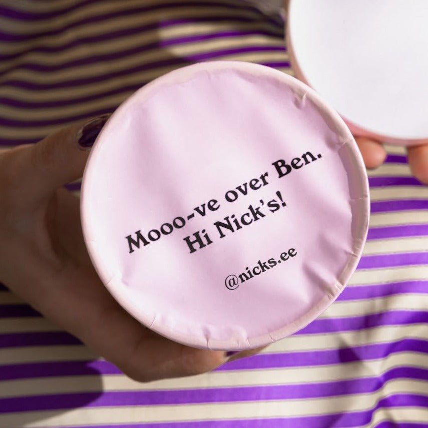 NICK'S jäätis-Jäätis "nougat swirl" 8 x 473ml - njom.ee