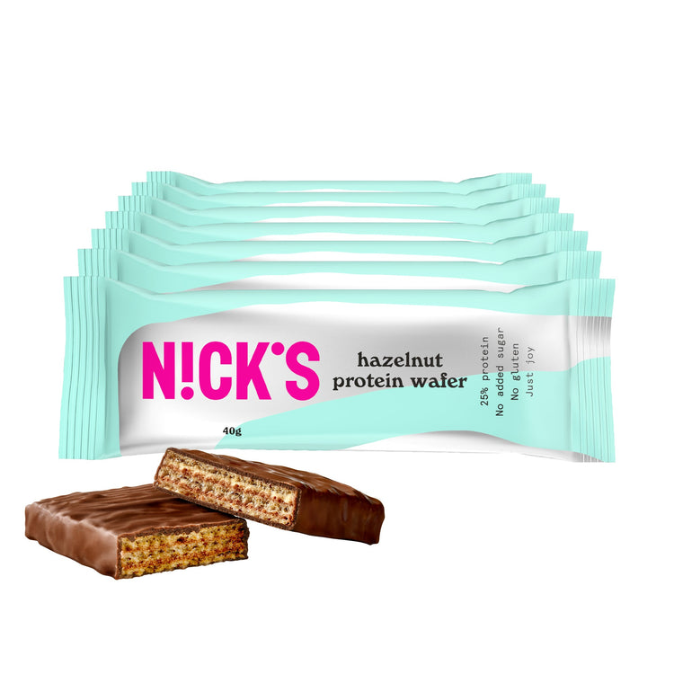 NICK'S-Proteiinivahvel "hazelnut" 12 x 40g - njom.ee