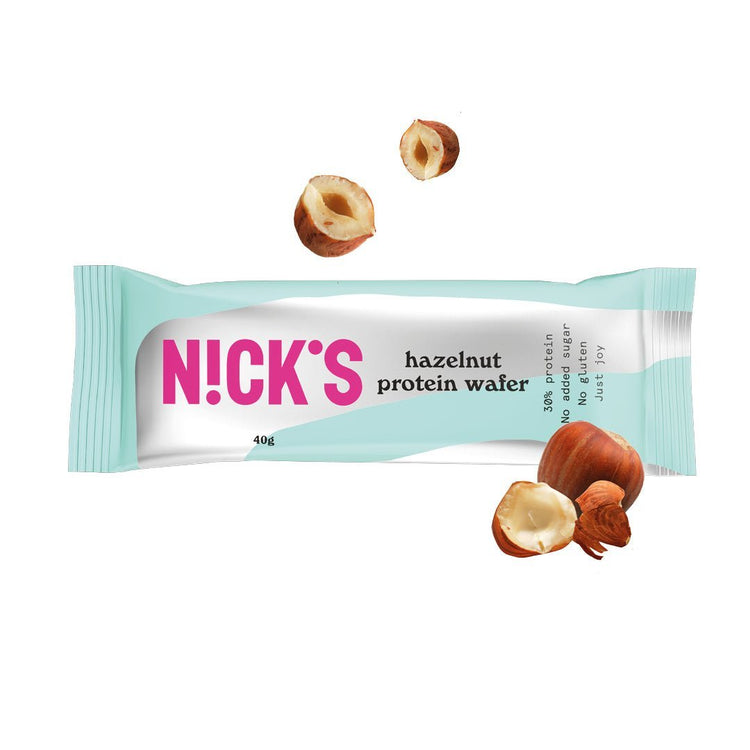 NICK'S-Proteiinivahvel "hazelnut" 24 x 40g - njom.ee
