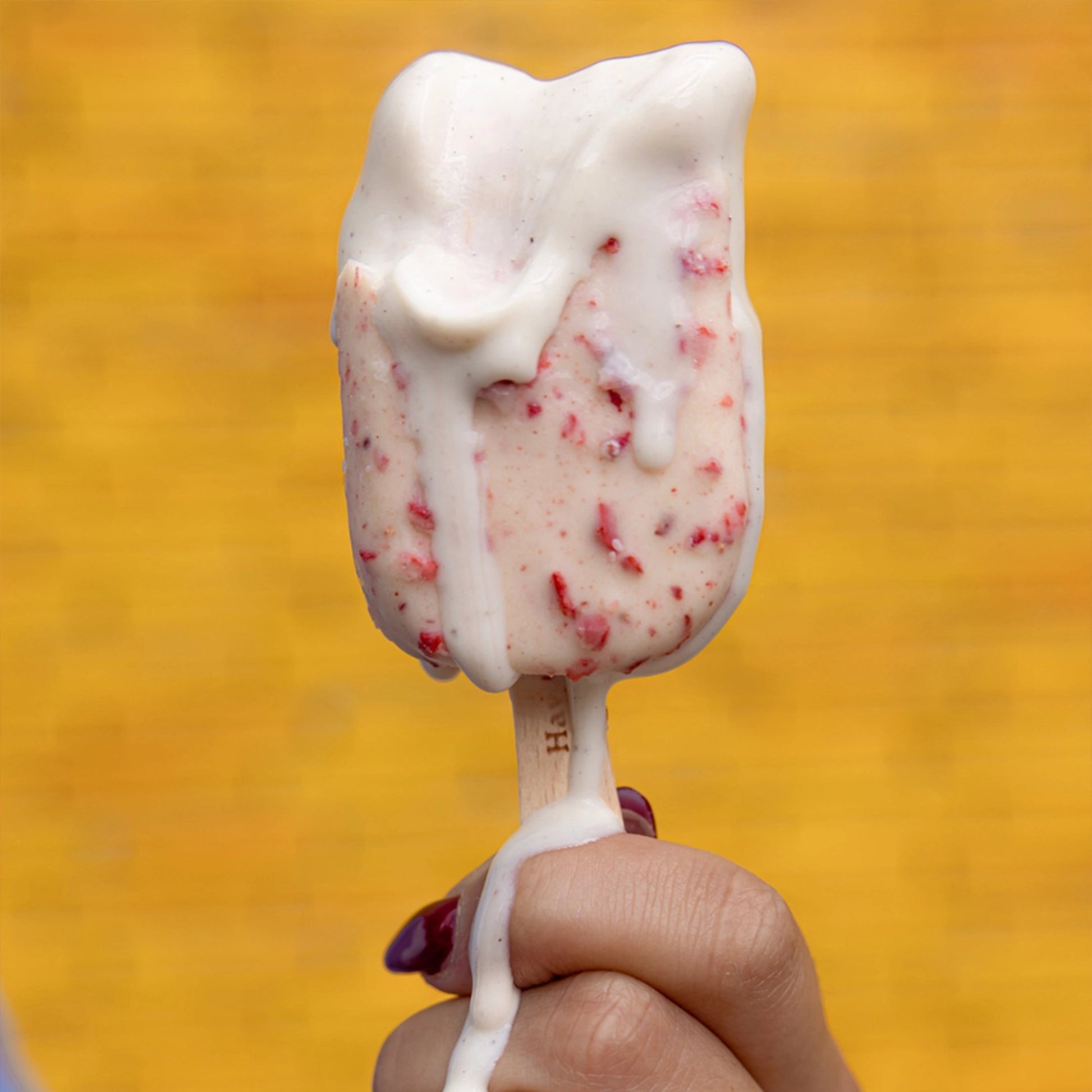 NICK'S jäätis-Pulgajäätis "strawberry white" multipakk 24 x 51ml - njom.ee