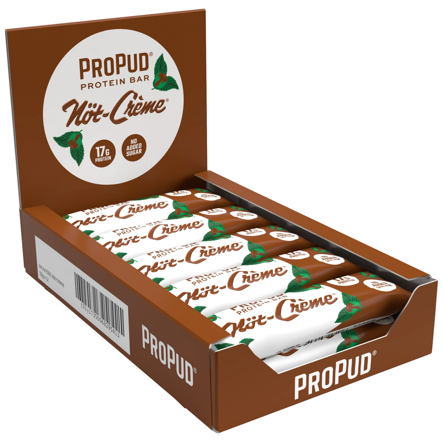 ProPud proteīna batoniņš "riekstu krēms" 12 x 55g
