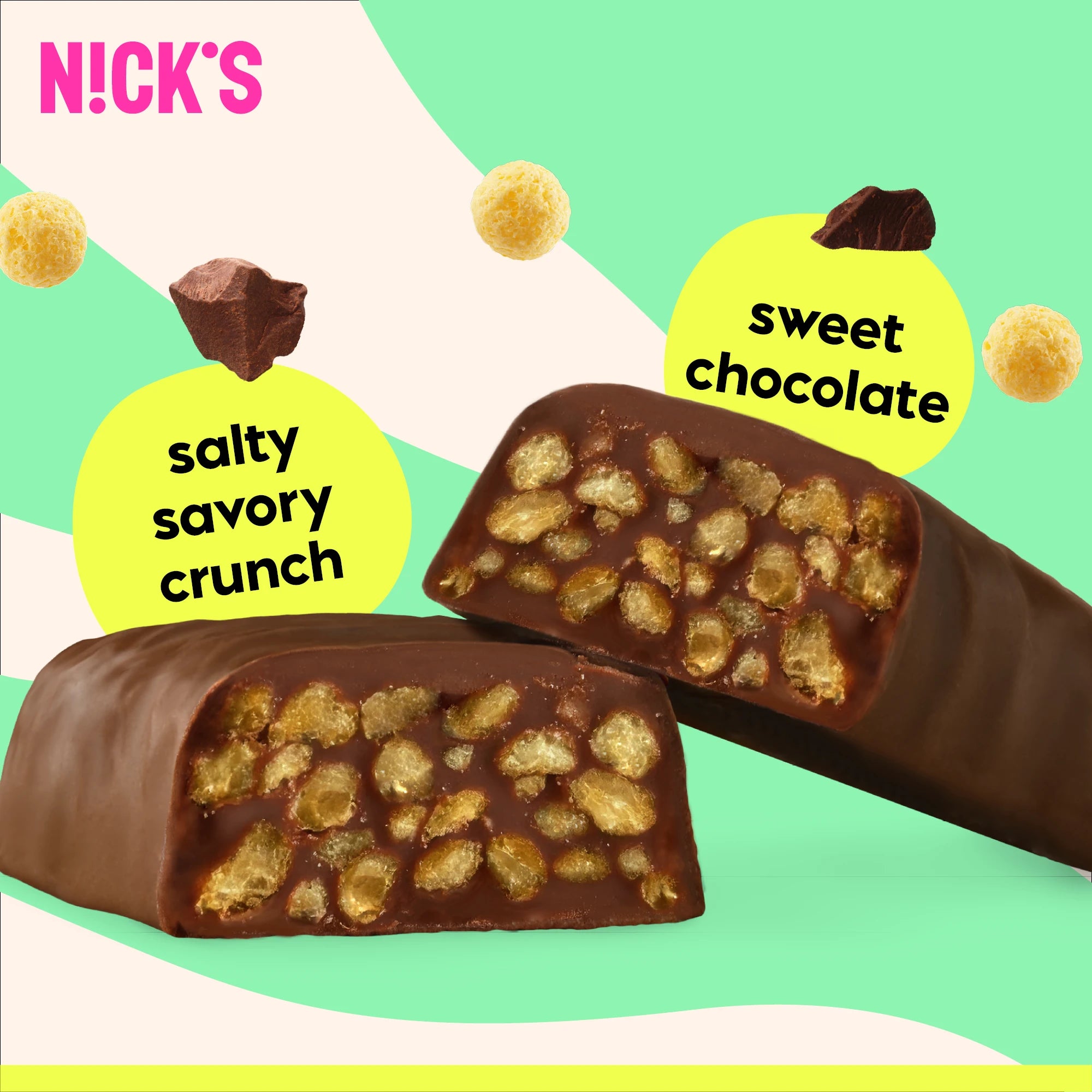 NICK’S Choco Crush Chocolate Bar 32 g