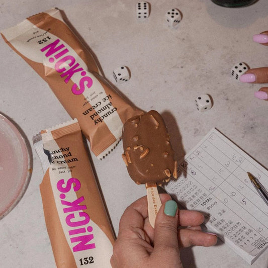 Crunchy almond ice cream 20 x 90ml