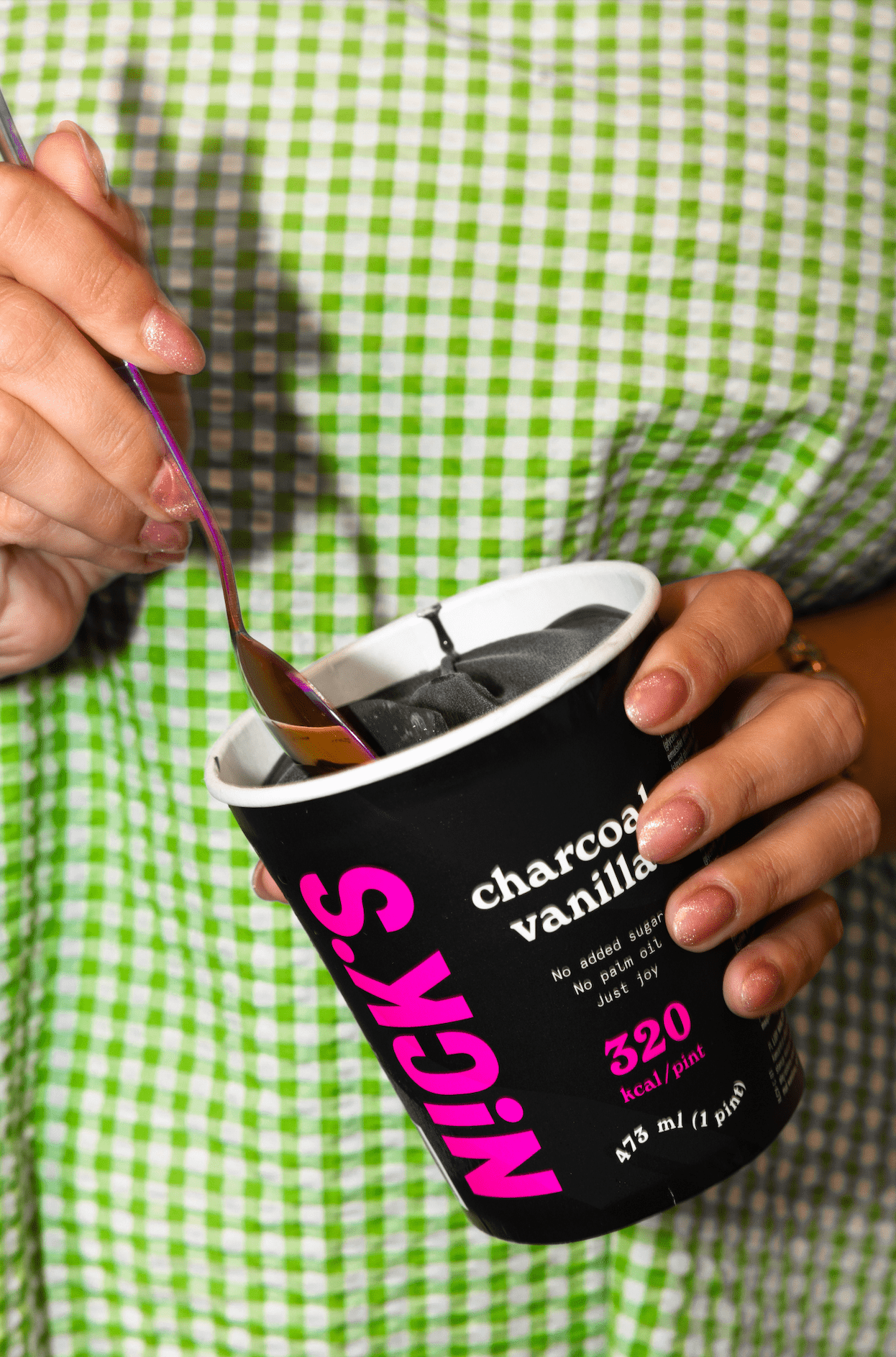 NICK'S ice cream - Jäätis "charcoal vanilla" 8 x 473ml - njom.ee