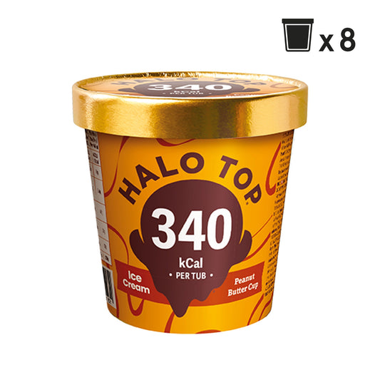 Halo Top-Jäätis ''peanut butter cup'' 8 x 460ml - njom.ee