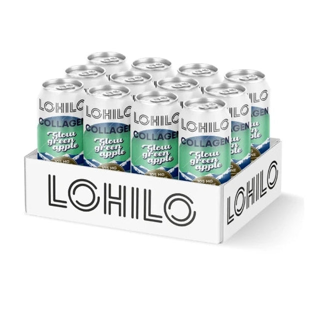 Collagen drink "glow green apple" 12 x 330ml