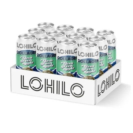 Collagen drink "glow green apple" 12 x 330ml