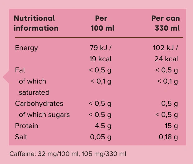Protein drink "white peach" 330ml