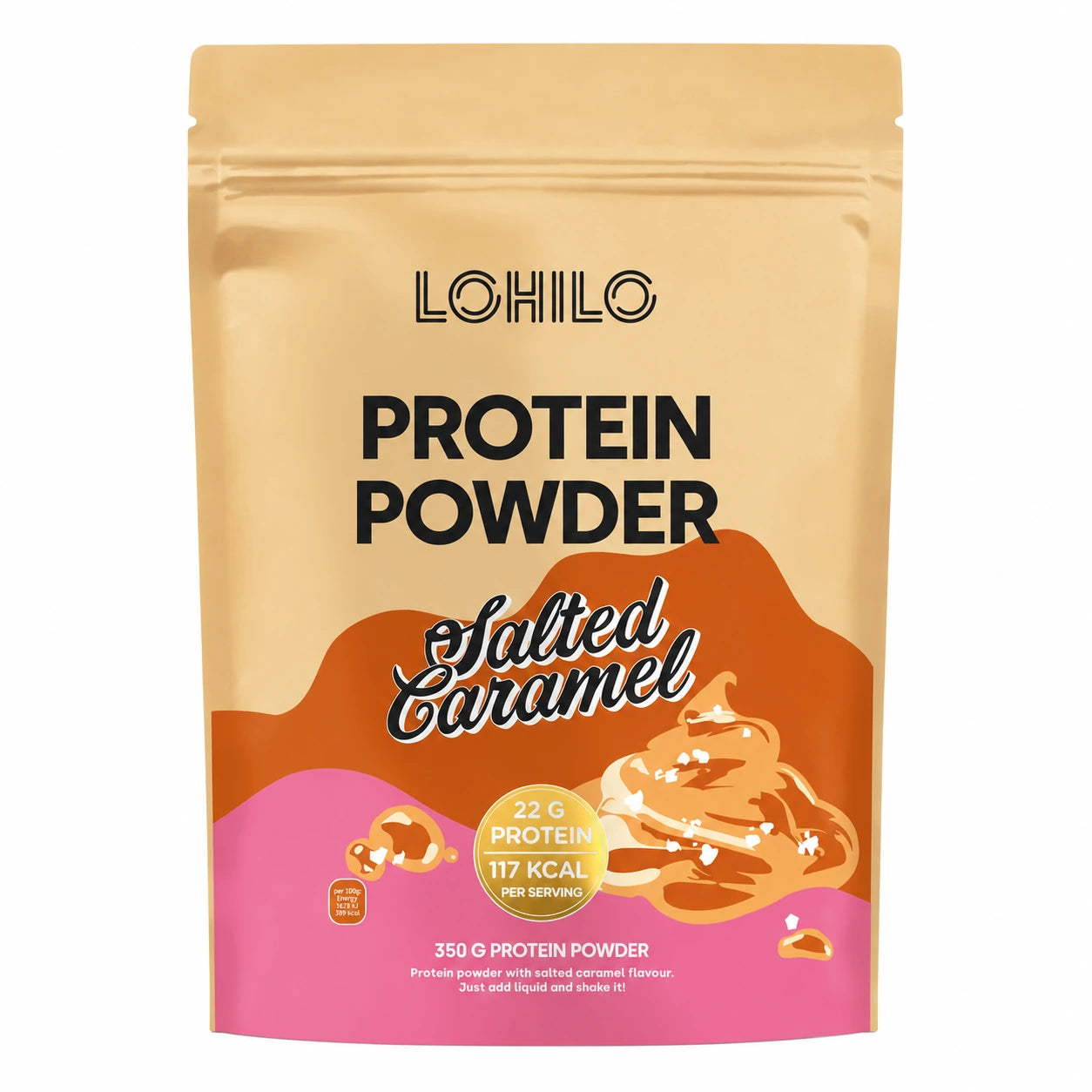LOHILO Protein Powder Salted Caramel 350 g