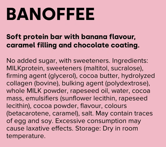 Protein bar "banoffee" 12 x 55g