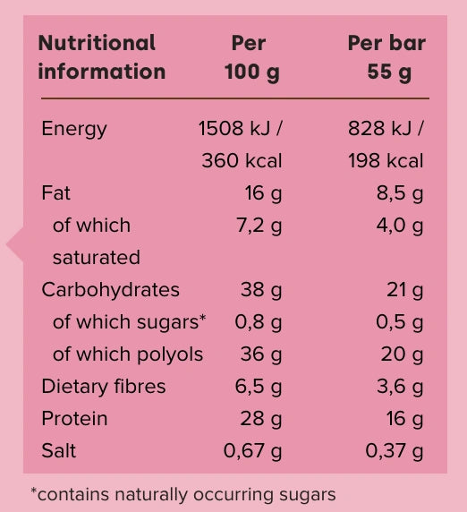 Protein bar "chocolate brownie" 55g