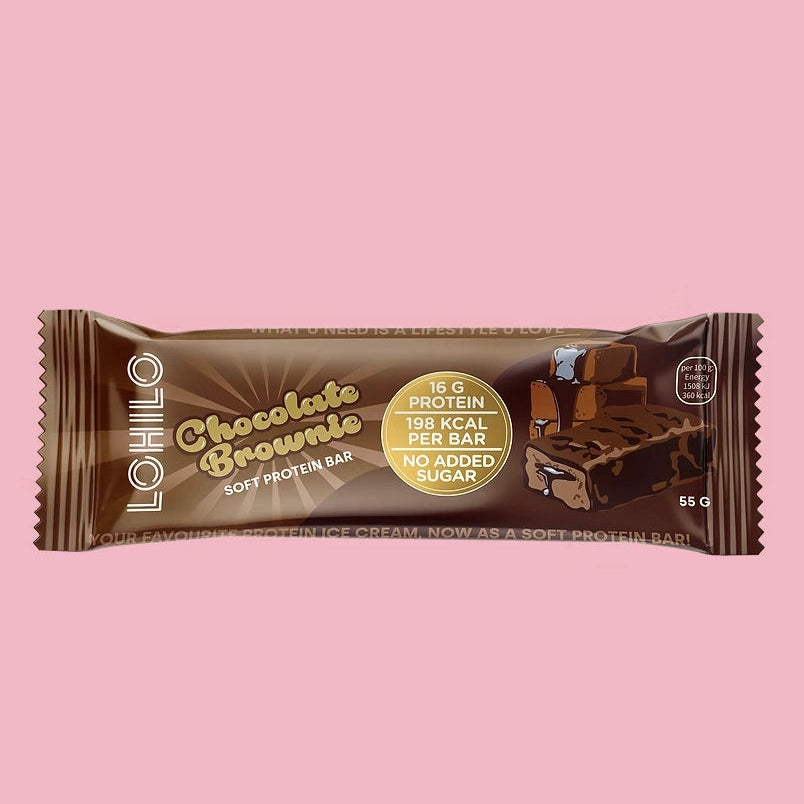 LOHILO Chocolate Brownie Protein Bar 55 g