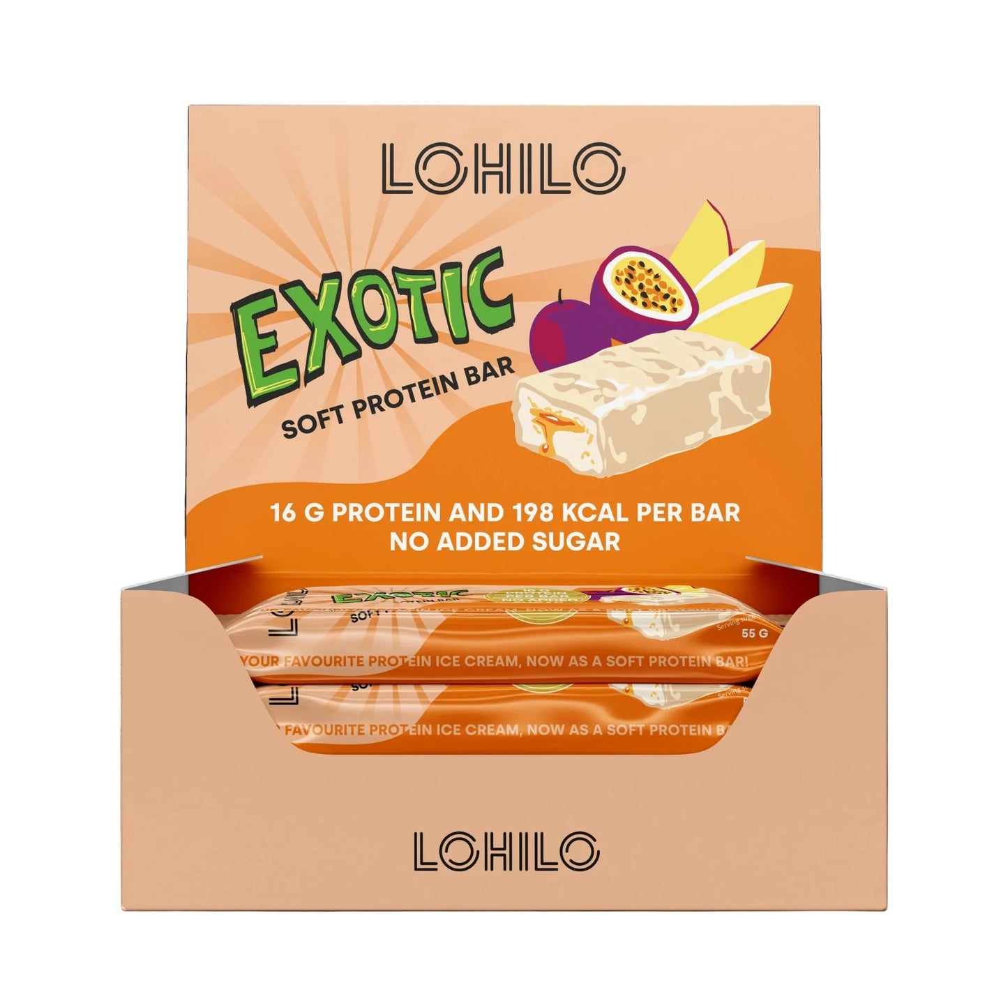 Protein bar "exotic" 12 x 55g