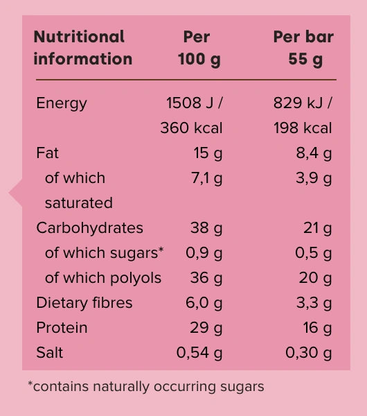 Protein bar "mint chocolate" 12 x 55g