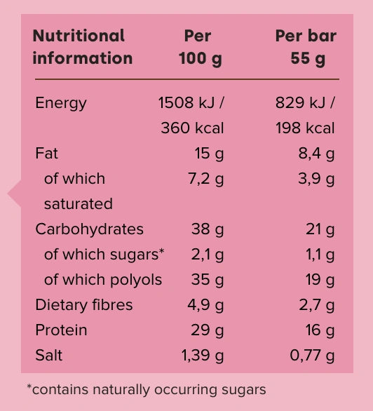 Protein bar "salted caramel" 12 x 55g