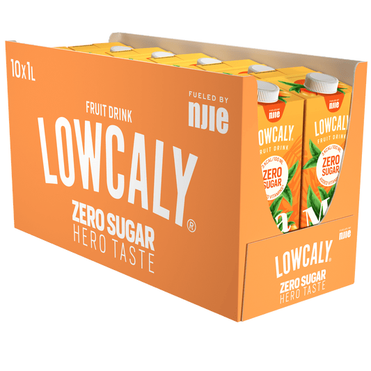 NJIE - Lowcaly suhkruvaba puuviljajook "mango" 10 x 1L - njom.ee