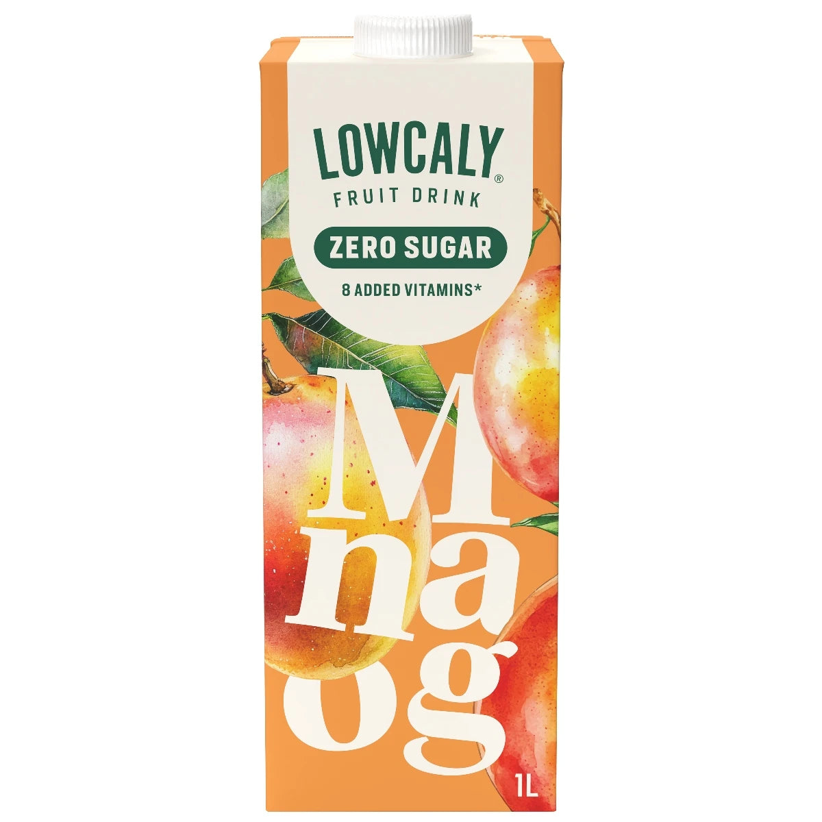 NJIE Lowcaly Mango Sugar-Free Fruit Drink Box of 10