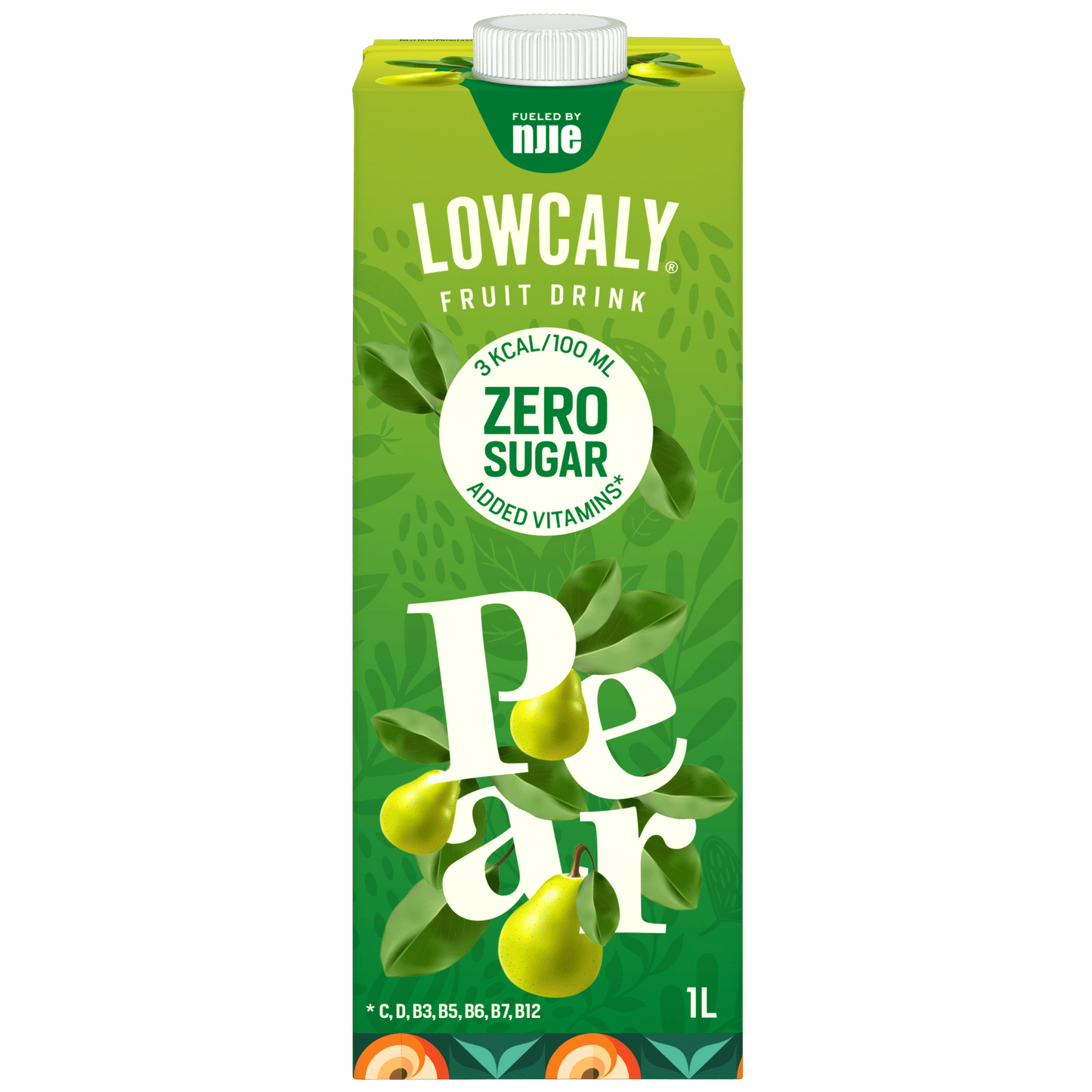 NJIE - Lowcaly suhkruvaba puuviljajook "pear" 10 x 1L - njom.ee