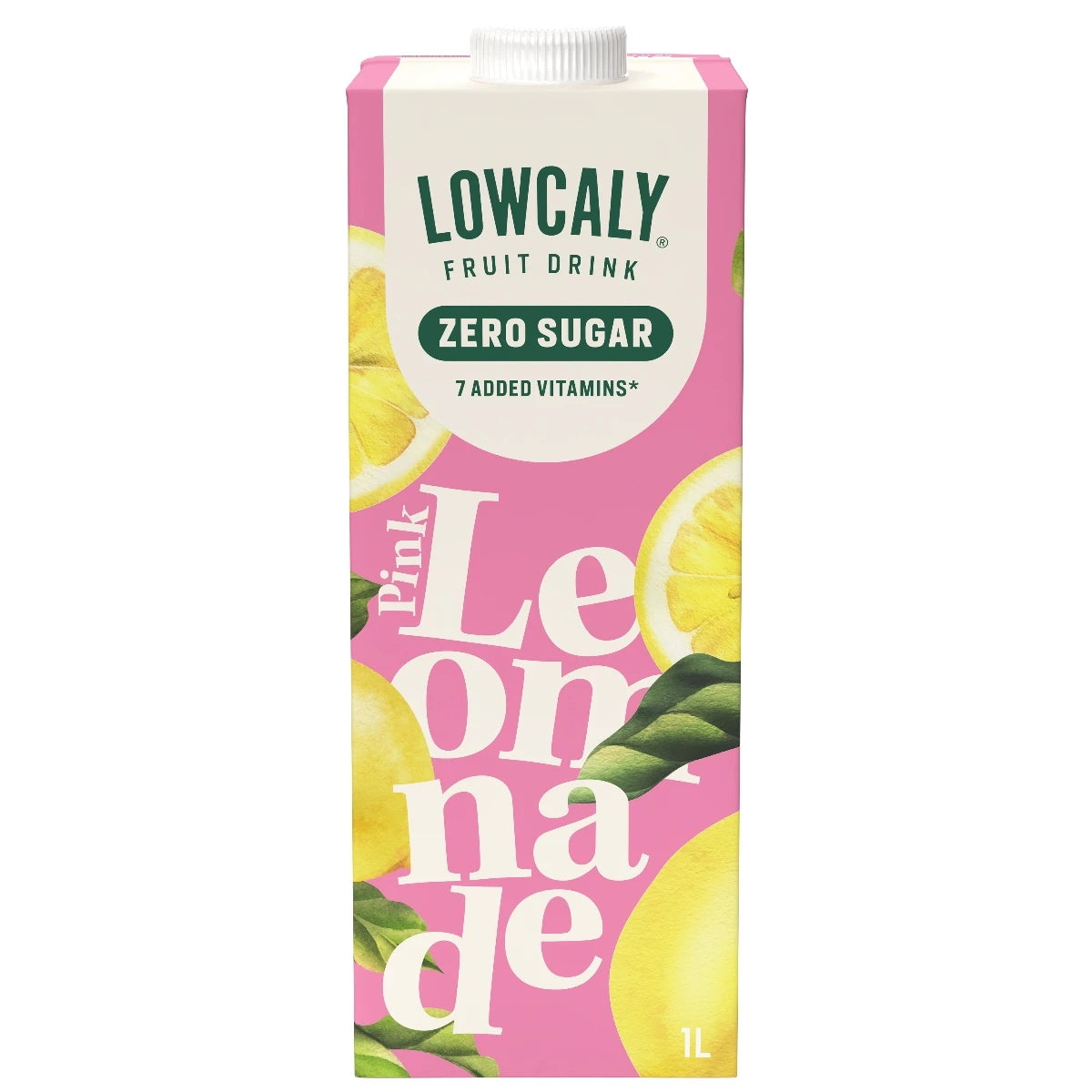 Lowcaly suhkruvaba puuviljajook "pink lemonade" 1L (Best before 18.11.25)