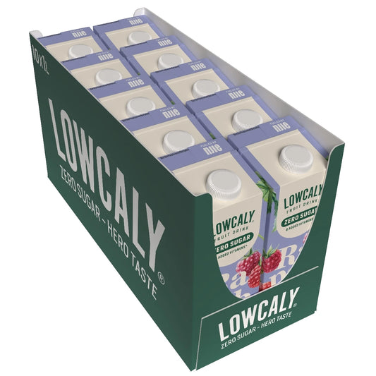 Lowcaly безсахарный фруктовый напиток "малиновый сорбет" 10 x 1L