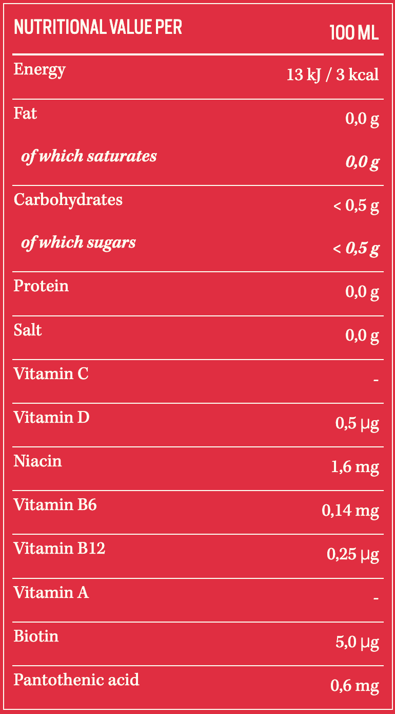 NJIE - Lowcaly suhkruvaba puuviljajook "strawberry" 10 x 1L - njom.ee