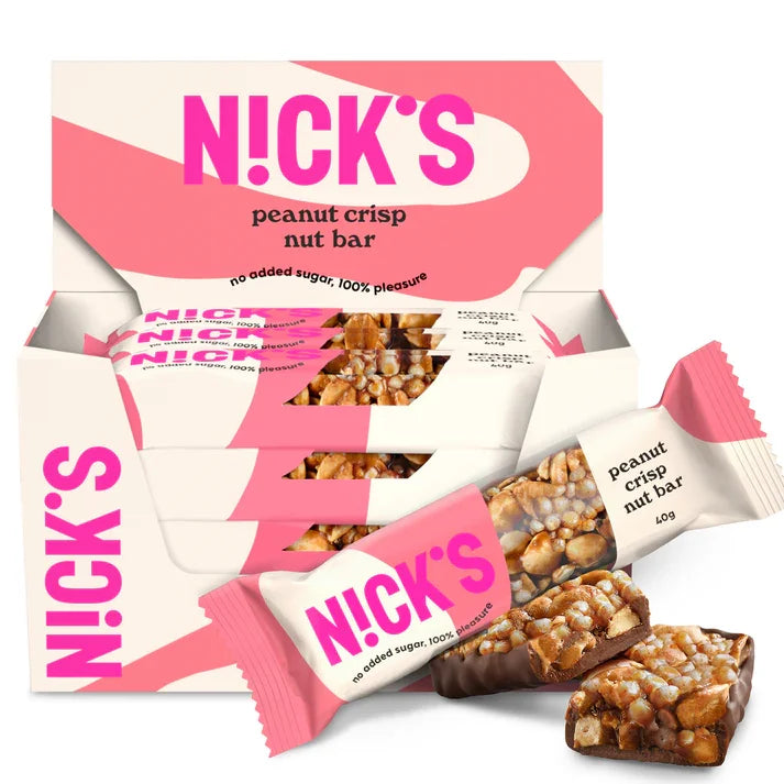 Peanut Crisp riešutų batonėlis, 12 vnt. dėžutėje