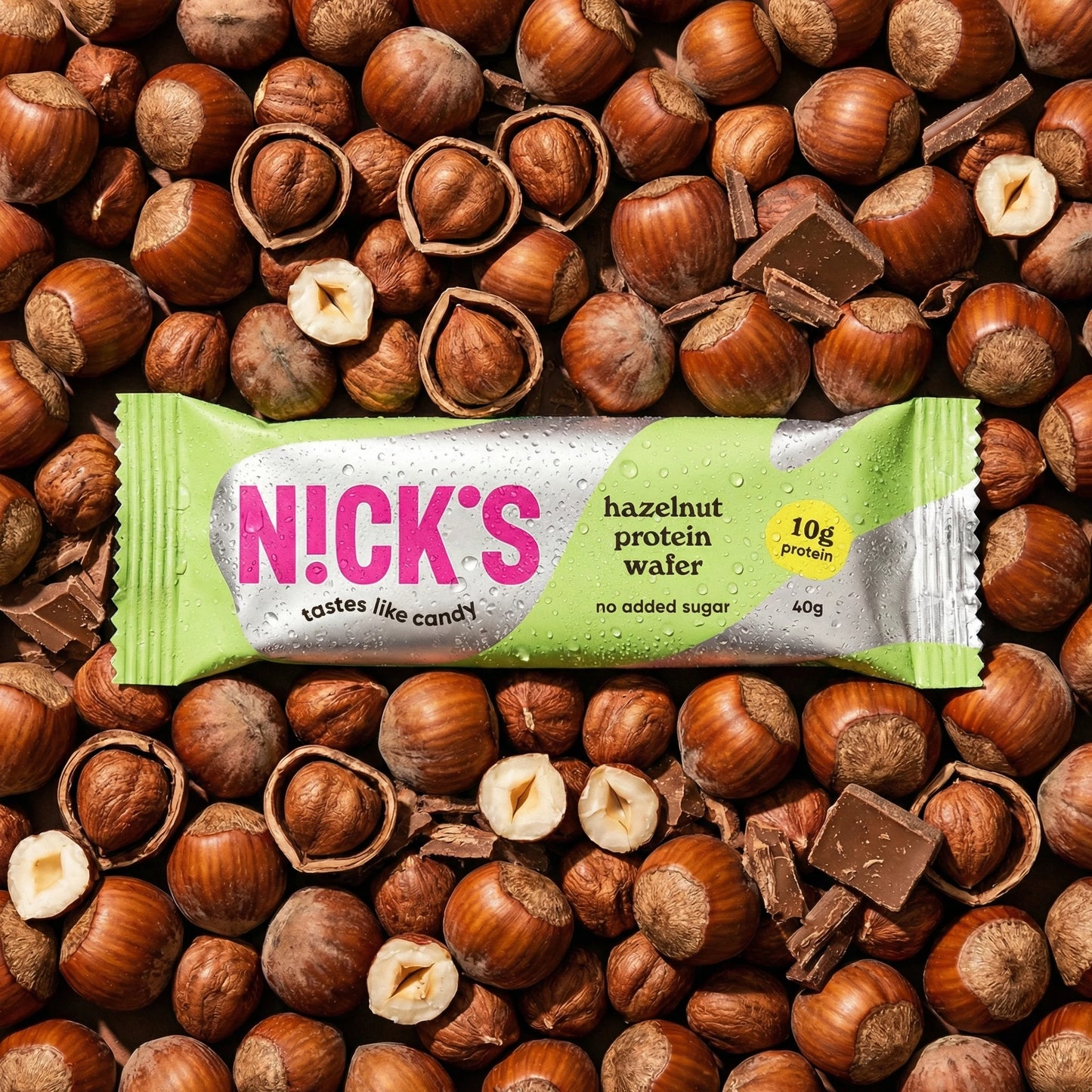 Протеиновый вафель "лесной орех" 24 x 40g